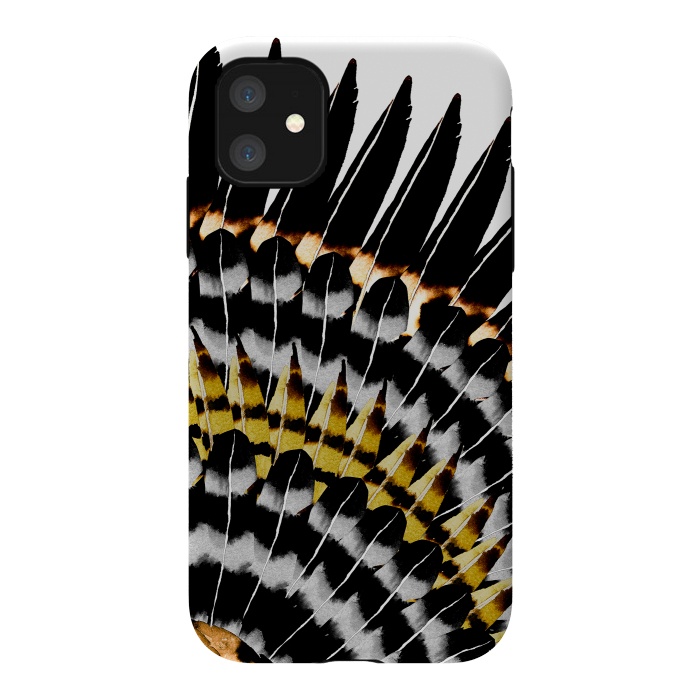 iPhone 11 StrongFit Feather Fringe by Amaya Brydon
