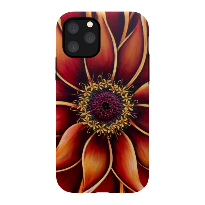 iPhone 11 Pro StrongFit Zinnia by Denise Cassidy Wood