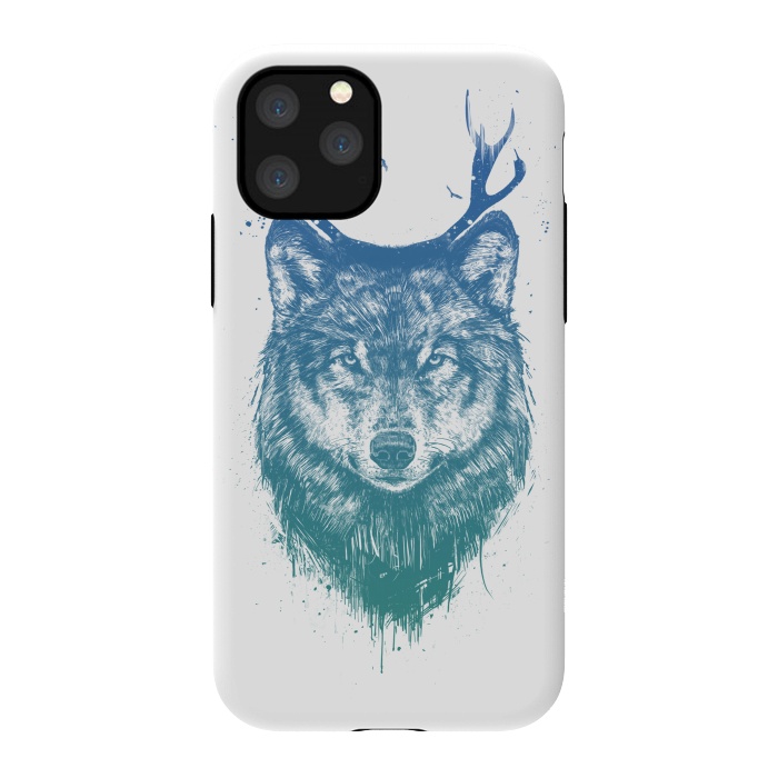 iPhone 11 Pro StrongFit Deer wolf by Balazs Solti