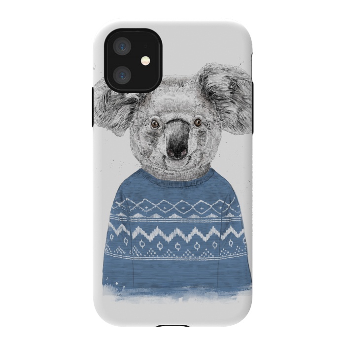 iPhone 11 StrongFit Winter koala by Balazs Solti