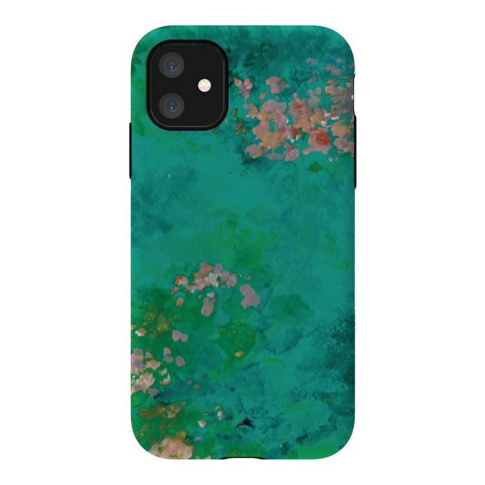 iPhone 11 StrongFit Impressionist Lake by Zoe Charlotte