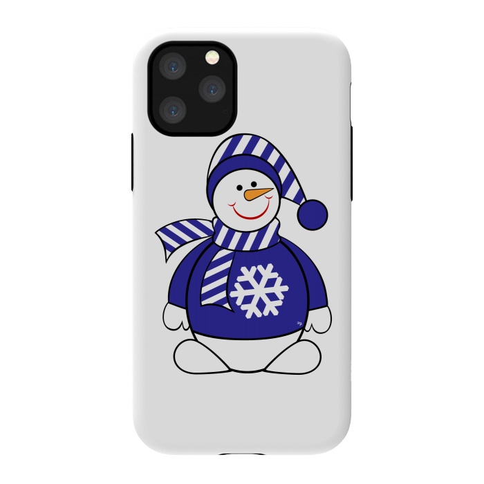 iPhone 11 Pro StrongFit Cute snowman by Martina