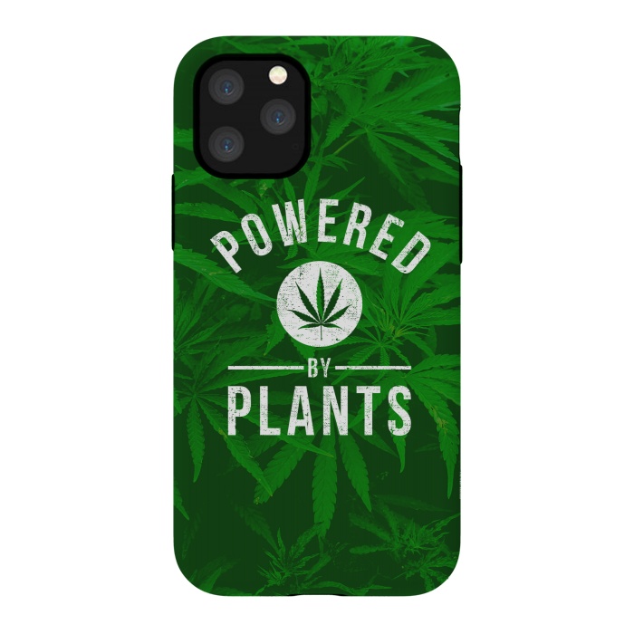 iPhone 11 Pro StrongFit Powered by Plants by Mitxel Gonzalez