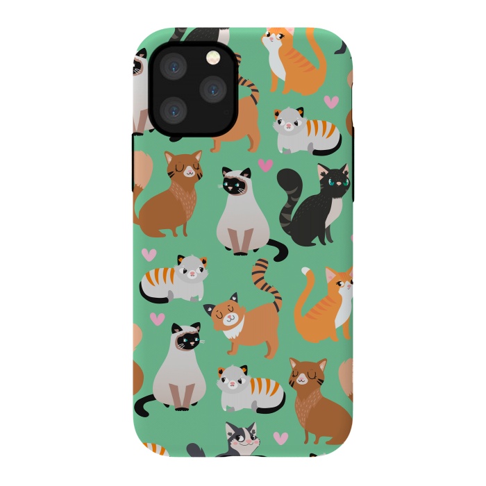 iPhone 11 Pro StrongFit Cats cats cats by Maria Jose Da Luz