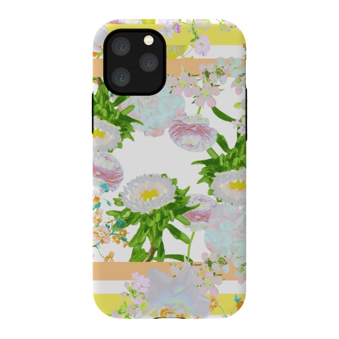 iPhone 11 Pro StrongFit Floral Frame Collage by Zala Farah