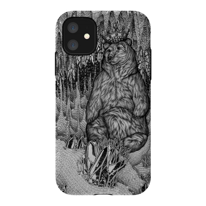 iPhone 11 StrongFit Cave of the Bear King by ECMazur 