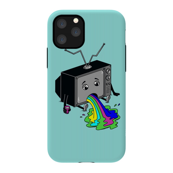 iPhone 11 Pro StrongFit Vomit tv 2 by Coffee Man