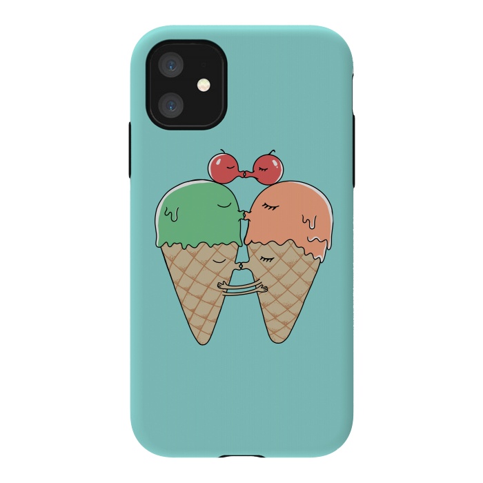 iPhone 11 StrongFit Sweet Kiss by Coffee Man