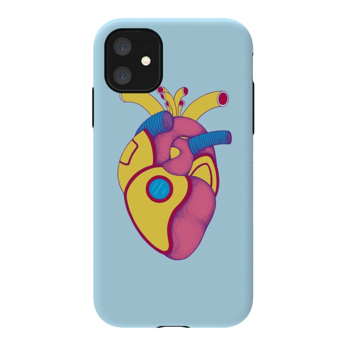 iPhone 11 StrongFit Lemon U-boat Heart by Ranggasme