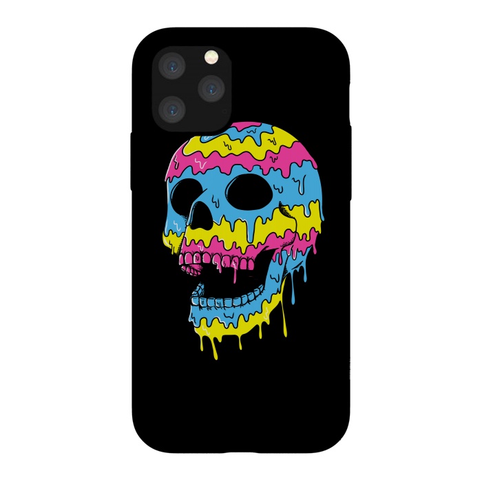 iPhone 11 Pro StrongFit Melted Skull by Coffee Man