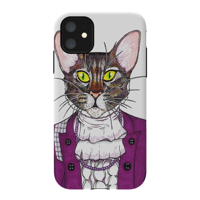 iPhone 11 StrongFit CatPrince by Varo Lojo