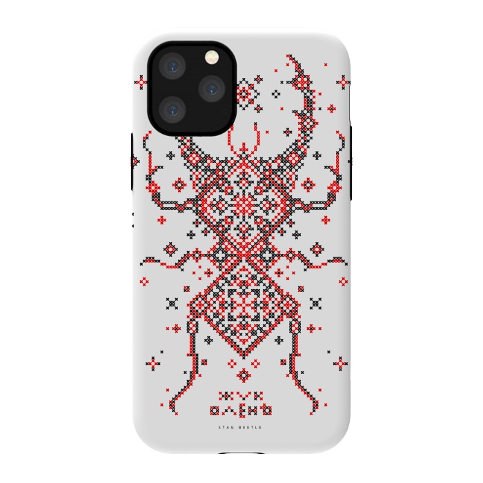 iPhone 11 Pro StrongFit Stag Beetle Ornament by Sitchko