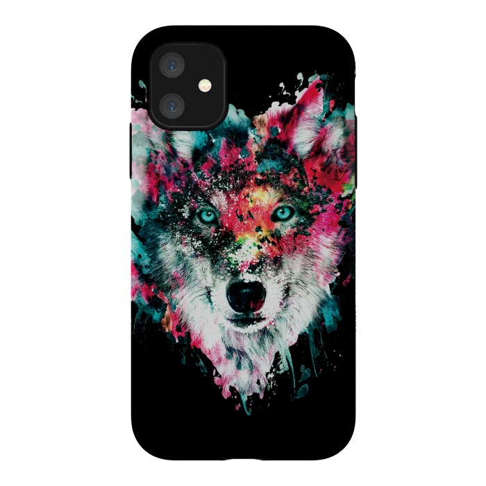 iPhone 11 StrongFit Wolf by Riza Peker