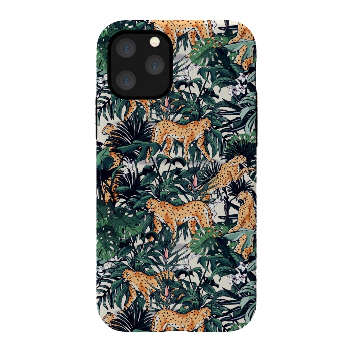 iPhone 11 Pro StrongFit Cheetah in the wild jungle  by Mmartabc