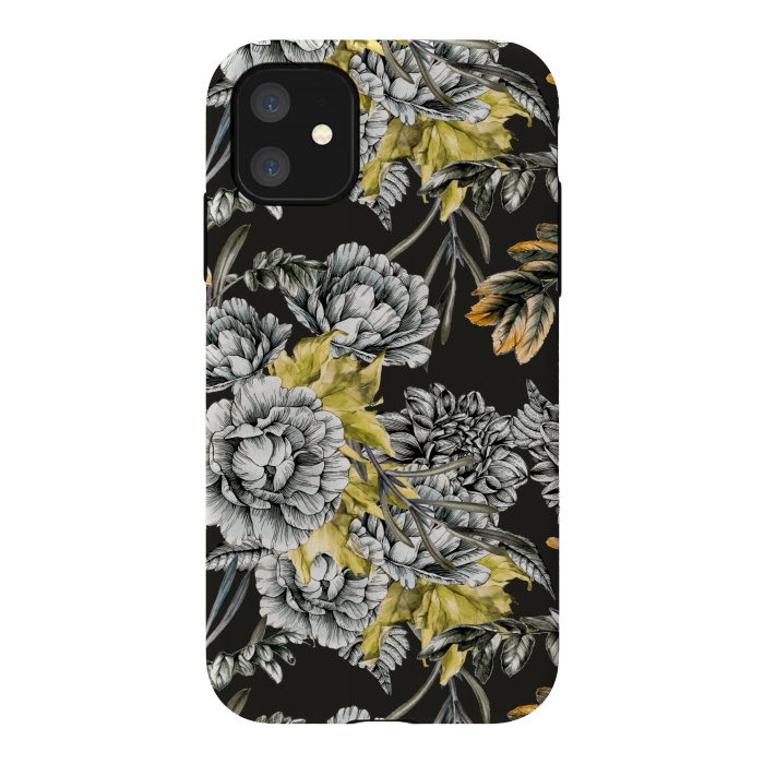 iPhone 11 StrongFit Dark flowering I by Mmartabc