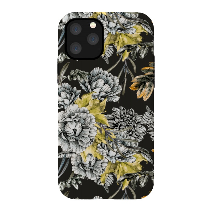 iPhone 11 Pro StrongFit Dark flowering I by Mmartabc
