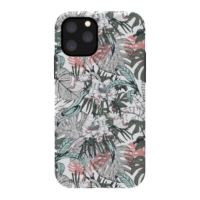 iPhone 11 Pro StrongFit Tropical wild jungle paradise by Mmartabc