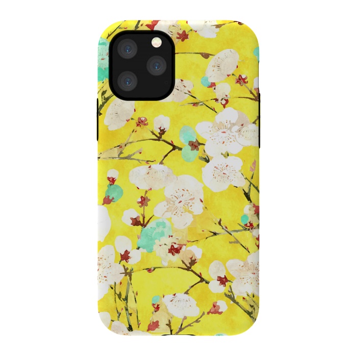 iPhone 11 Pro StrongFit Cherry Blossom v2 by Uma Prabhakar Gokhale