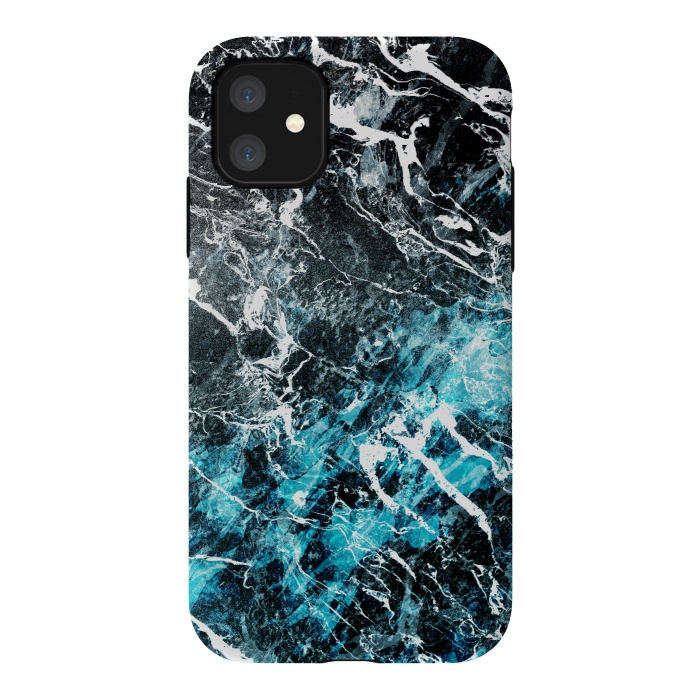 iPhone 11 StrongFit Frozen Waves by Steve Wade (Swade)