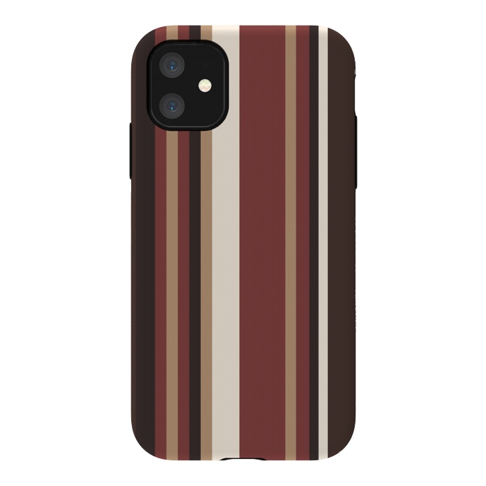 iPhone 11 StrongFit Vertical Stripes by Dhruv Narelia
