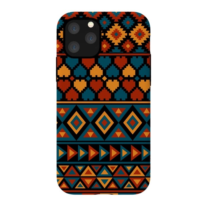 iPhone 11 Pro StrongFit aztec traditional pattern by Dhruv Narelia