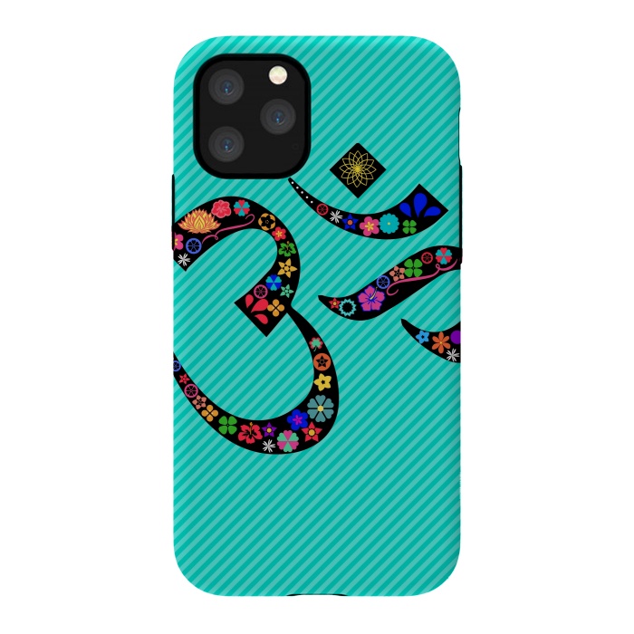 iPhone 11 Pro StrongFit floral om designs by MALLIKA