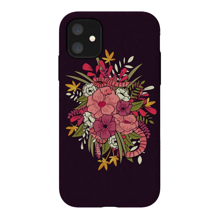 iPhone 11 StrongFit Jungle Bouquet 001 by Jelena Obradovic