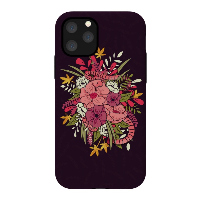 iPhone 11 Pro StrongFit Jungle Bouquet 001 by Jelena Obradovic