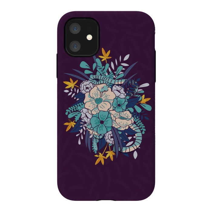 iPhone 11 StrongFit Jungle Bouquet 002 by Jelena Obradovic