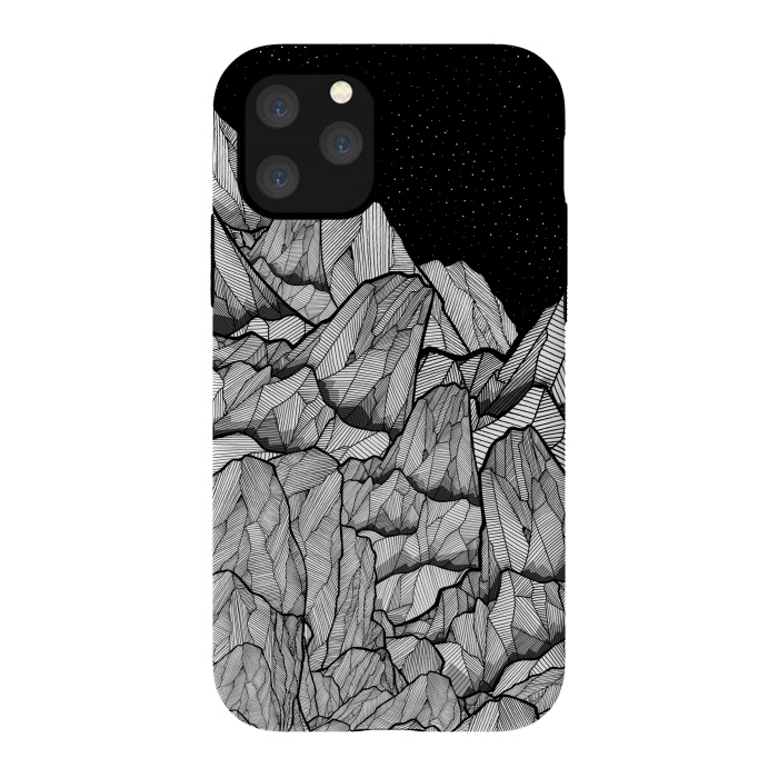 iPhone 11 Pro StrongFit Mountains under the star fields by Steve Wade (Swade)