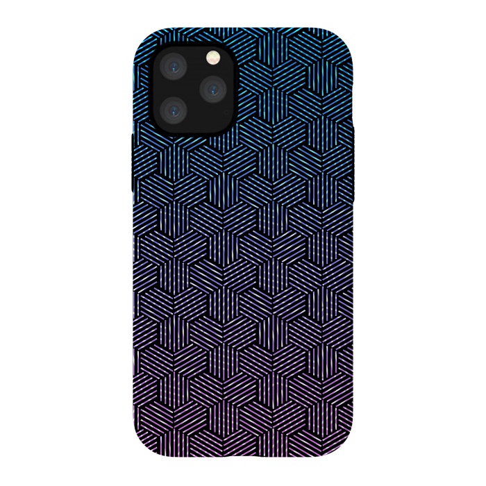 iPhone 11 Pro StrongFit Hexagon Rotation by Sitchko