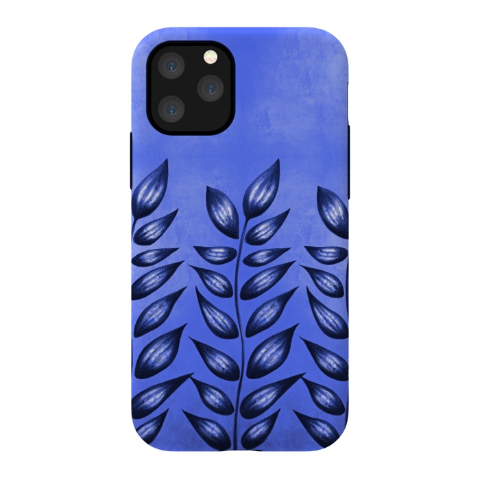 iPhone 11 Pro StrongFit Beautiful Decorative Blue Plant With Pointy Leaves by Boriana Giormova