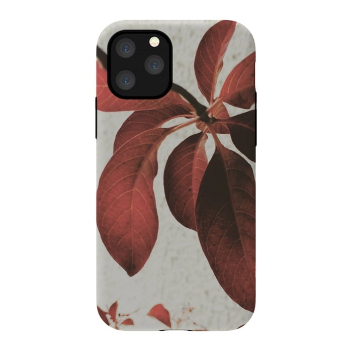 iPhone 11 Pro StrongFit red flower by MALLIKA