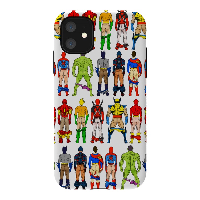 iPhone 11 StrongFit Superhero Butts by Notsniw