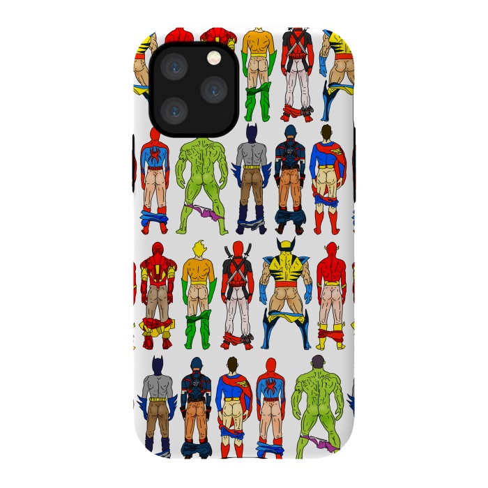 iPhone 11 Pro StrongFit Superhero Butts by Notsniw
