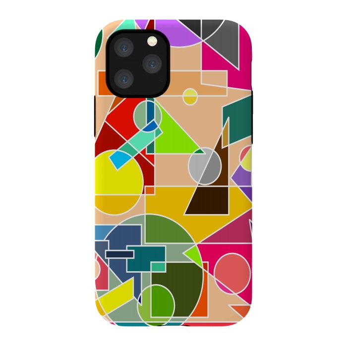 iPhone 11 Pro StrongFit Geometrical shapes by Dhruv Narelia