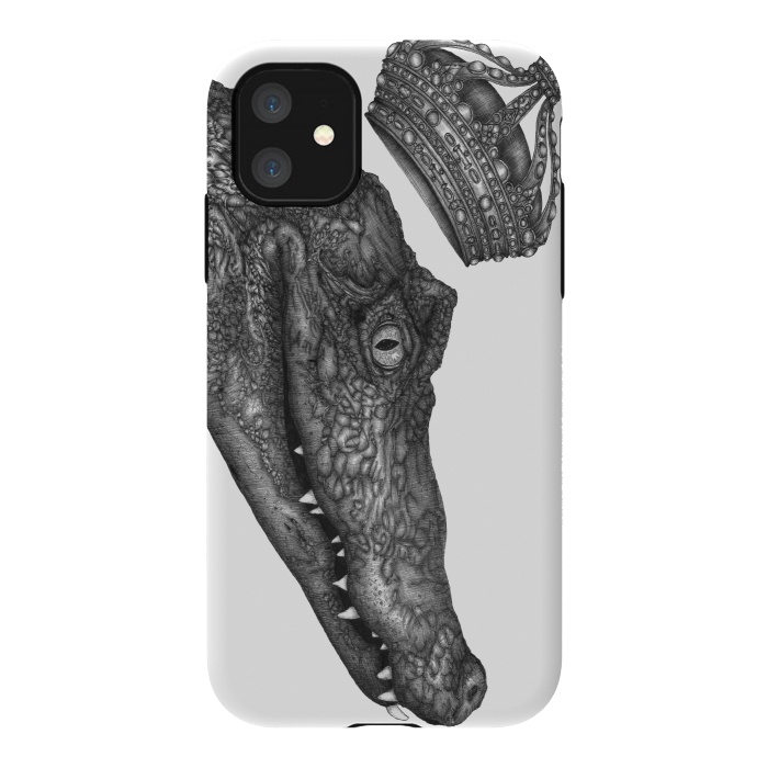 iPhone 11 StrongFit The Alligator King by ECMazur 
