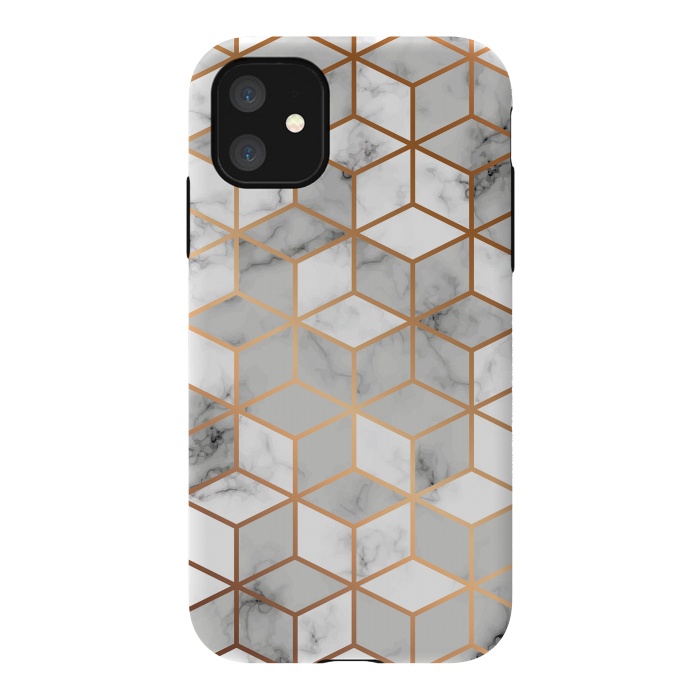 iPhone 11 StrongFit Marble Geometry 007 by Jelena Obradovic