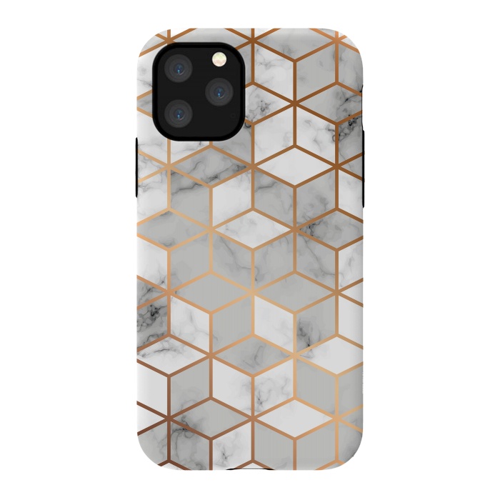 iPhone 11 Pro StrongFit Marble Geometry 007 by Jelena Obradovic