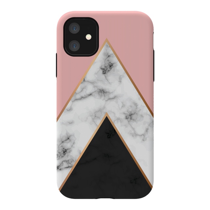iPhone 11 StrongFit Marble Geometry 010 by Jelena Obradovic