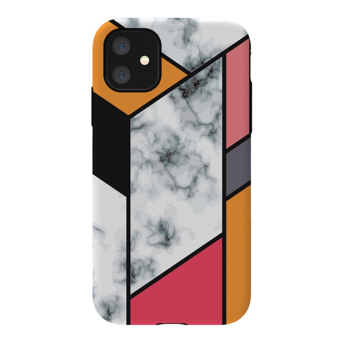 iPhone 11 StrongFit Marble Geometry 012 by Jelena Obradovic