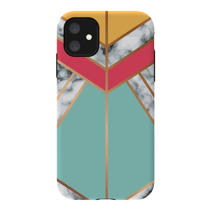 iPhone 11 StrongFit Marble Geometry 020 by Jelena Obradovic