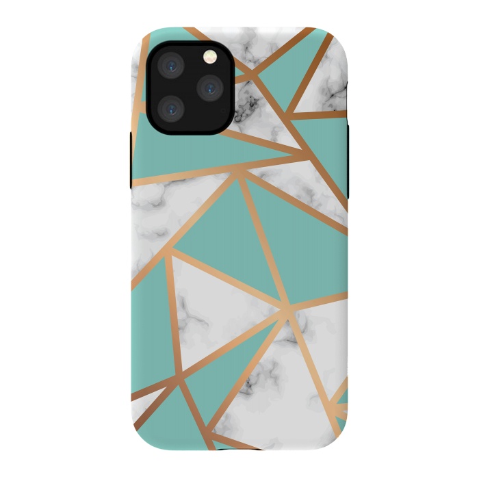 iPhone 11 Pro StrongFit Marble Geometry 023 by Jelena Obradovic