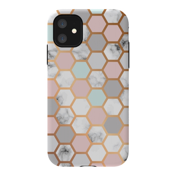 iPhone 11 StrongFit Marble Geometry 025 by Jelena Obradovic