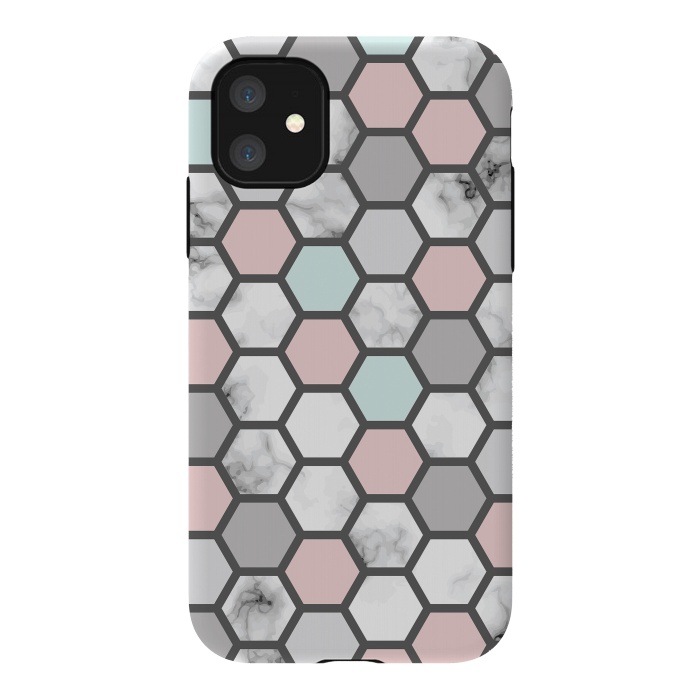 iPhone 11 StrongFit Marble Geometry 026 by Jelena Obradovic