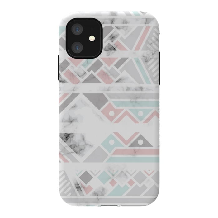 iPhone 11 StrongFit Marble Geometry 027 by Jelena Obradovic