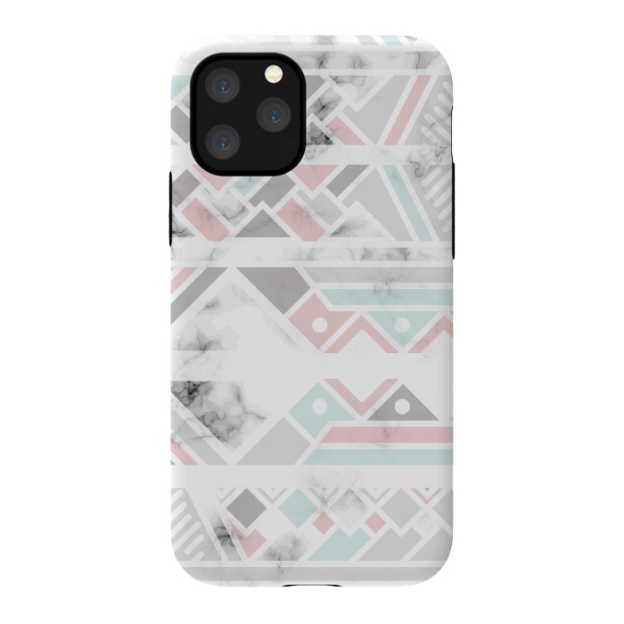 iPhone 11 Pro StrongFit Marble Geometry 027 by Jelena Obradovic