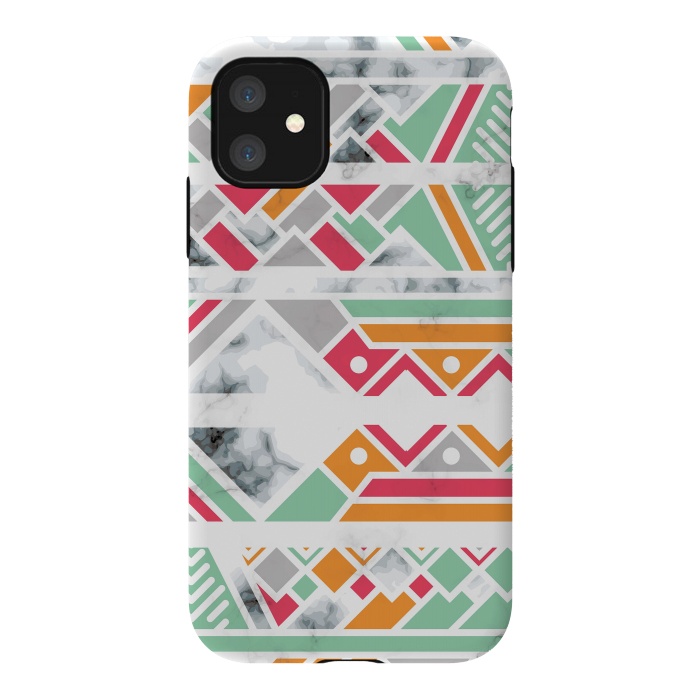 iPhone 11 StrongFit Marble Geometry 030 by Jelena Obradovic