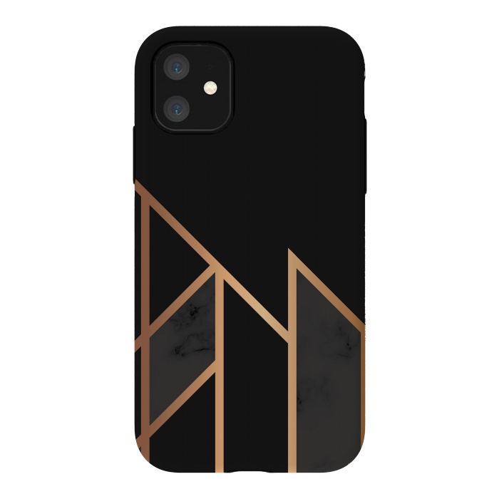 iPhone 11 StrongFit Black and Gold 035 by Jelena Obradovic