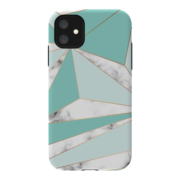 iPhone 11 StrongFit Marble Geometry 045 by Jelena Obradovic